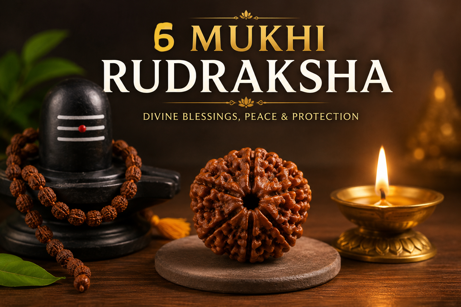 6 Mukhi Rudraksh