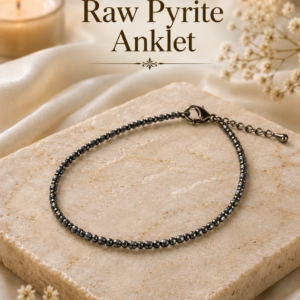 Raw Pyrite Anklet